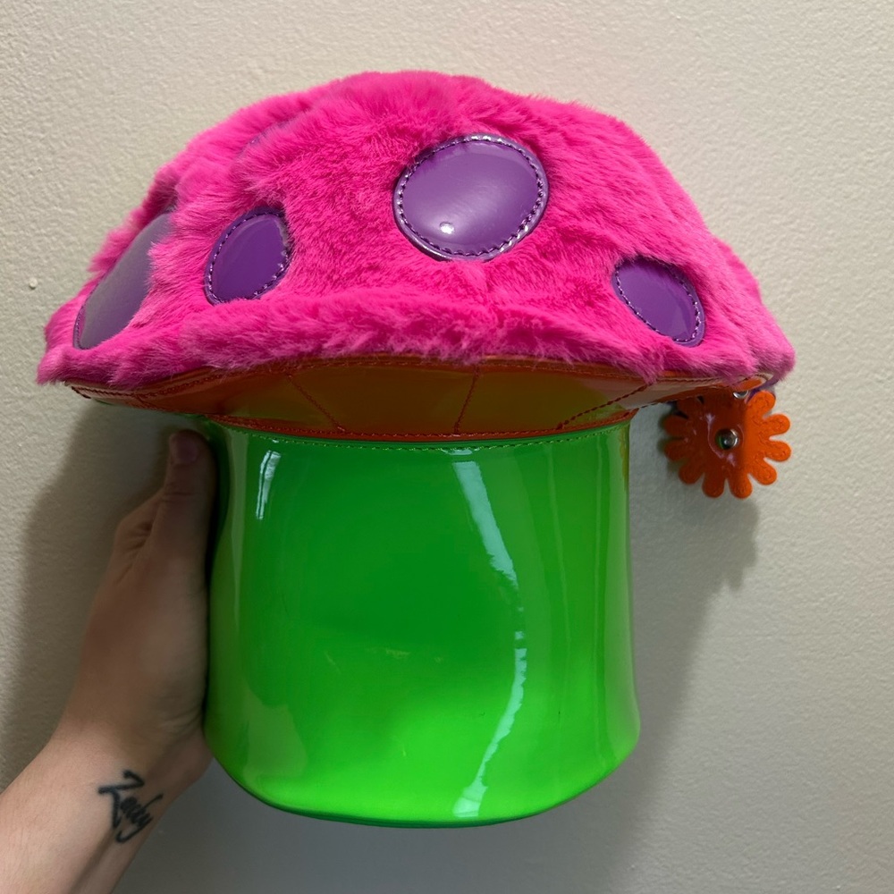 Sold Out NWT Dolls kill TRIPPY VIBE GOT FUNKY MUSHROOM BACKPACK by CLUB EXX